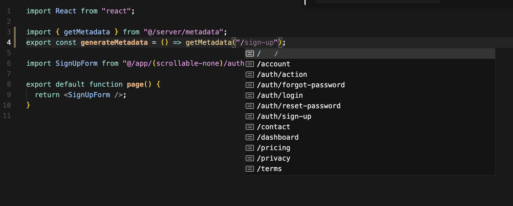 Image of getMetadata abstraction